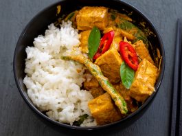 Thai Red Curry With Tofu And Vegetables