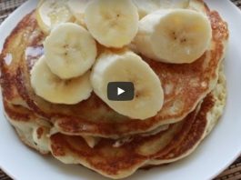 Vegan Pancakes With Bananas