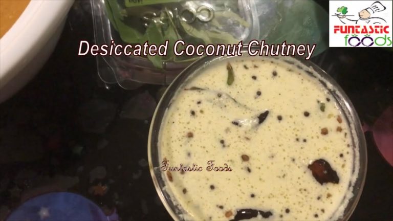 Desiccated Coconut Chutney: Recipe Video