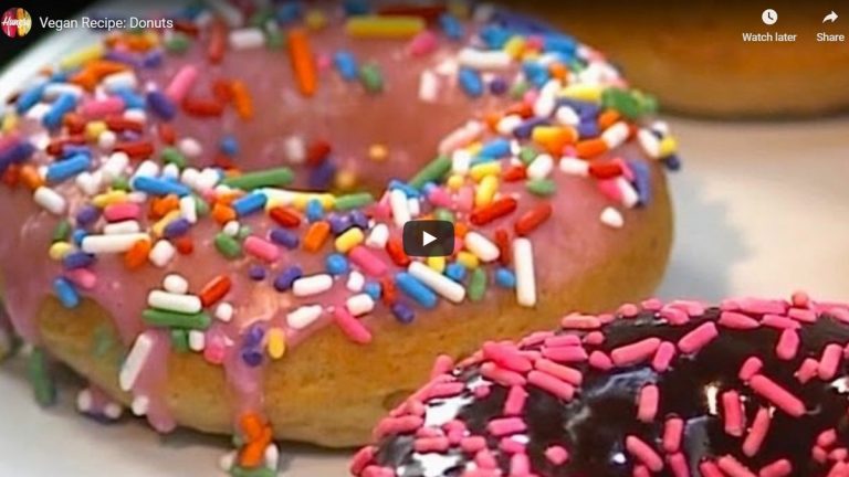 Vegan Baked Doughnuts: Recipe Video