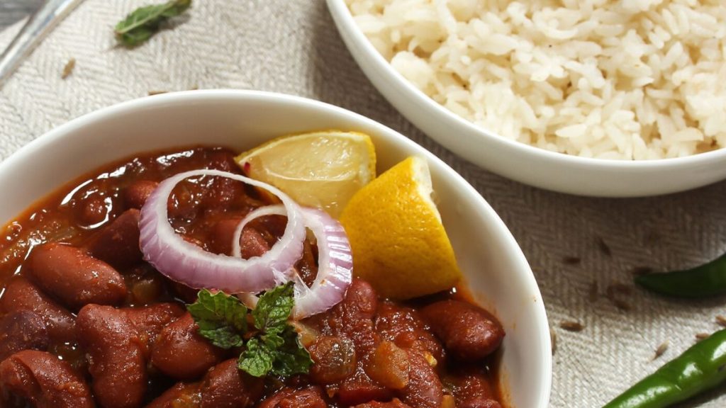 Rajma Curry and Rice