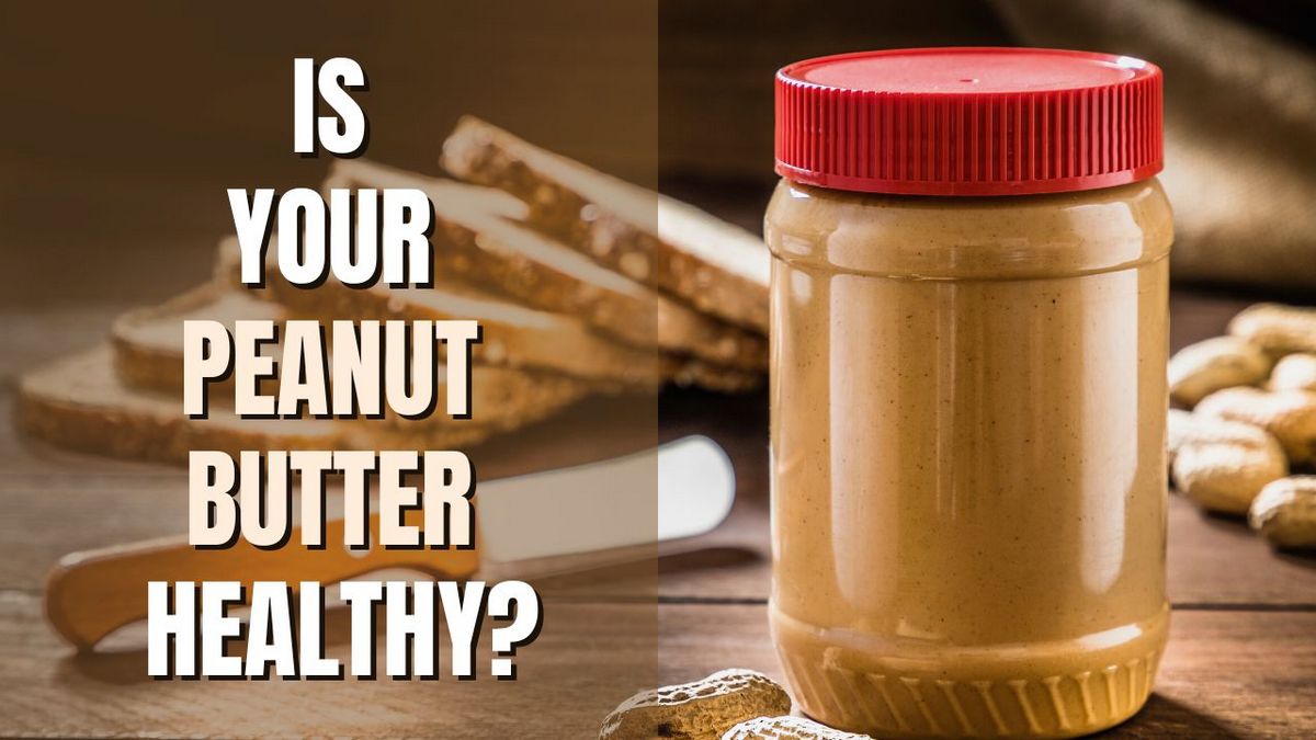Commercially produced peanut butter